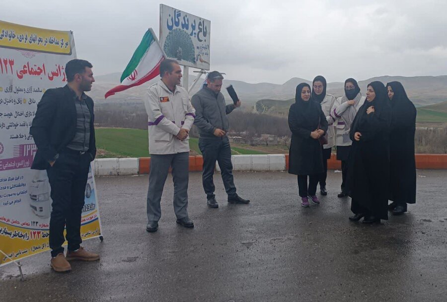 بازدید رئیس بهزیستی شاهین دژ از استقرار اورژانس اجتماعی در مبادی ورودی شهرستان