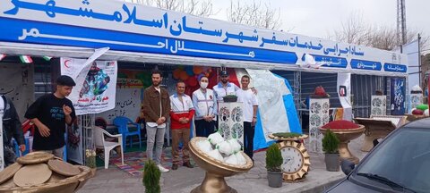 اسلامشهر | خدمت‌رسانی تیم اورژانس اجتماعی  طی ایام نوروز به مردم