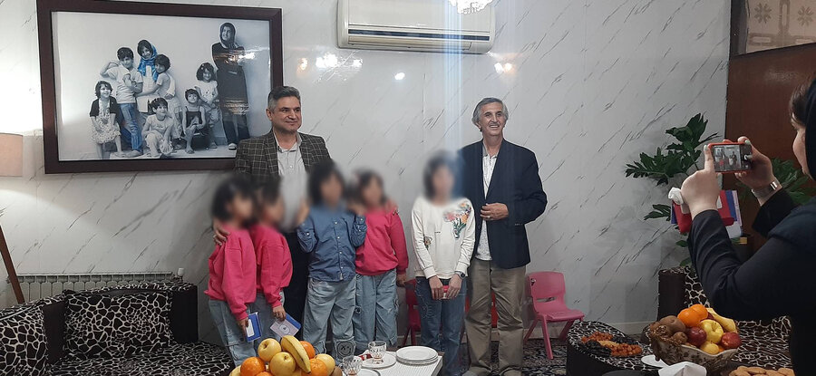 افطار سرپرست بهزیستی گیلان همراه با فرزندان خانه شبانه روزی آدینا در شهرستان رشت