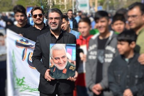 گزارش تصویری| حضور خانواده بزرگ بهزیستی شهرستان مشهد در راهپیمایی روز جهانی قدس