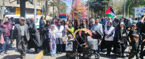 گزارش تصویری| استقرار اورژانس اجتماعی بهزیستی البرز در مسیر راهپیمایی روز قدس
