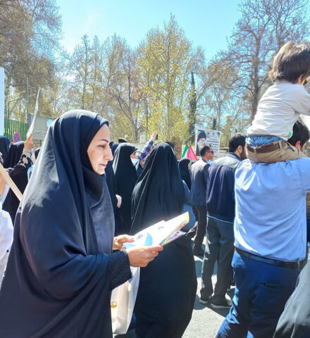 گزارش تصویری| تجلّی حضور مدیرکل، کارکنان و مددجویان بهزیستی البرز در راهپیمایی روز قدس  در کنار سایر اقشار جامعه