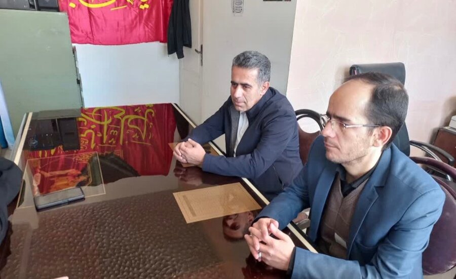 دماوند | دیدار صمیمانه رئیس با عضو شورای مشارکت های مردمی بهزیستی شهرستان