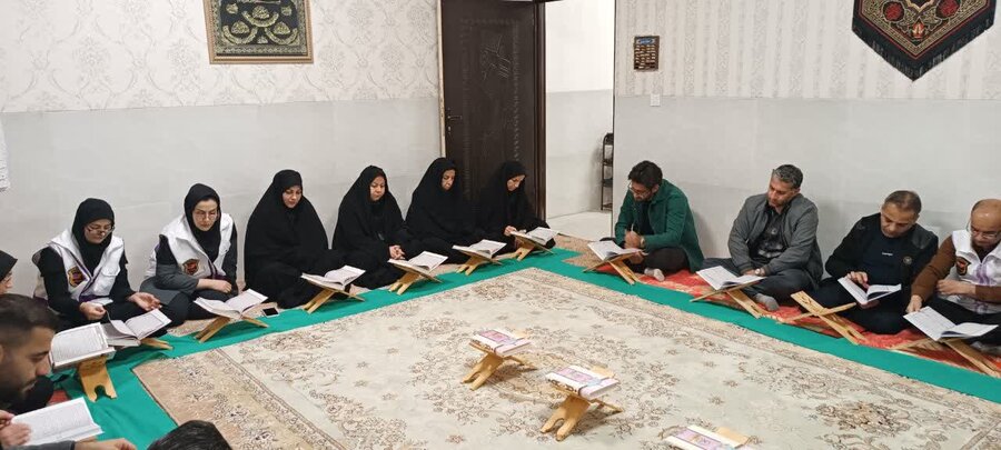 محفل انس با قرآن در بهزیستی شاهین دژ