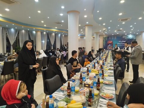 عسلویه|برگزاری ضیافت افطاری مددجویان تحت حمایت بهزیستی شهرستان عسلویه