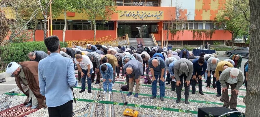 شمیرانات | نماز عید فطر در شیرخوارگاه آمنه