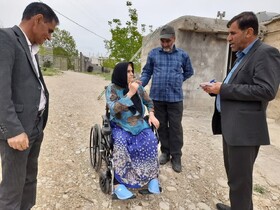 دیدار سرپرست اداره کل بهزیستی کهگیلویه و بویراحمد با خانواده های چند معلولی در چیتاب شهرستان بویراحمد