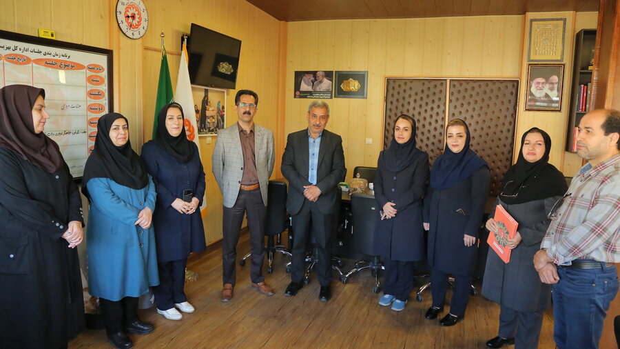 تجلیل از همکاران حوزه پشتیبانی و منابع انسانی بهزیستی کردستان به مناسبت روز ملی منابع انسانی