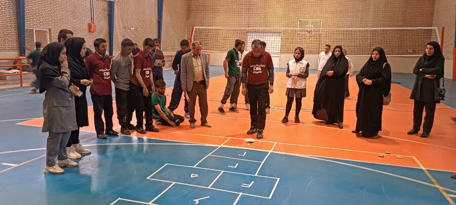 برگزاری بازی های بومی محلی بهزیستی شاهین دژ