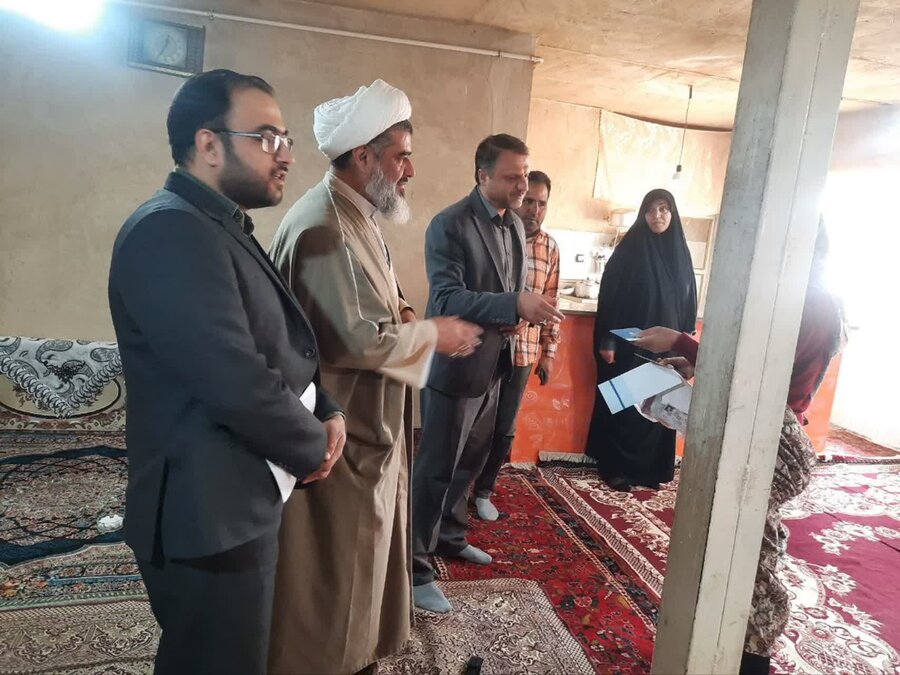 بهار| بازدید سرپرست اداره بهزیستی شهرستان از منزل مددجویان