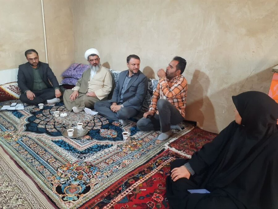 بهار| بازدید سرپرست اداره بهزیستی شهرستان از منزل مددجویان