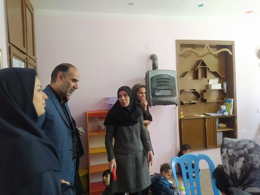 اسدآباد | بازدید سرزده رئیس بهزیستی شهرستان از مرکز توانبخشی ابن سینا