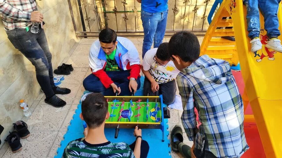 ورامین | برگزاری جشن عیدانه (عیدنوروز وعید فطر) کودکان معلول شهرستان
