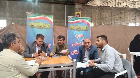 میز خدمت بهزیستی خوزستان درآیین عبادی سیاسی نماز جمعه اهواز