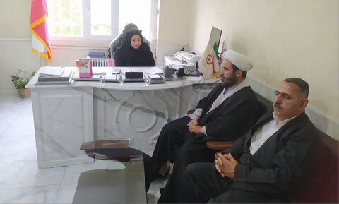 جلسه رئیس بهزیستی سردشت با مدیر تشکل بزرگ اسلامی شهرستان