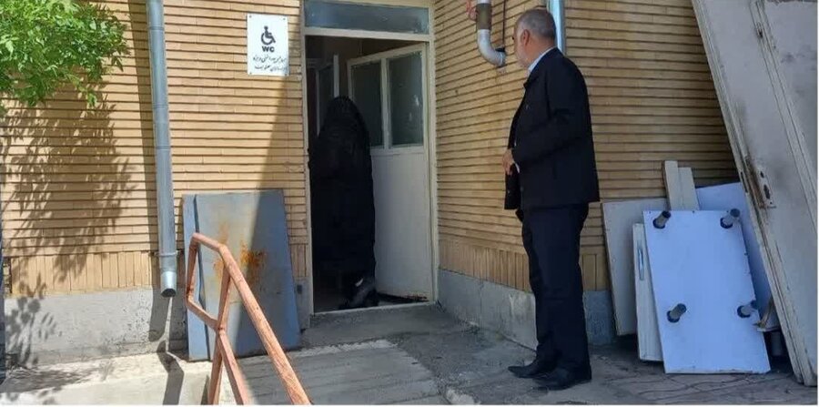 بازدید میدانی رئیس بهزیستی شهرستان پلدشت از فضاهای مناسب سازی شده شهرستان