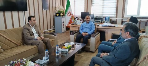 نشست مدیرکل بهزیستی استان با فرماندار اردبیل