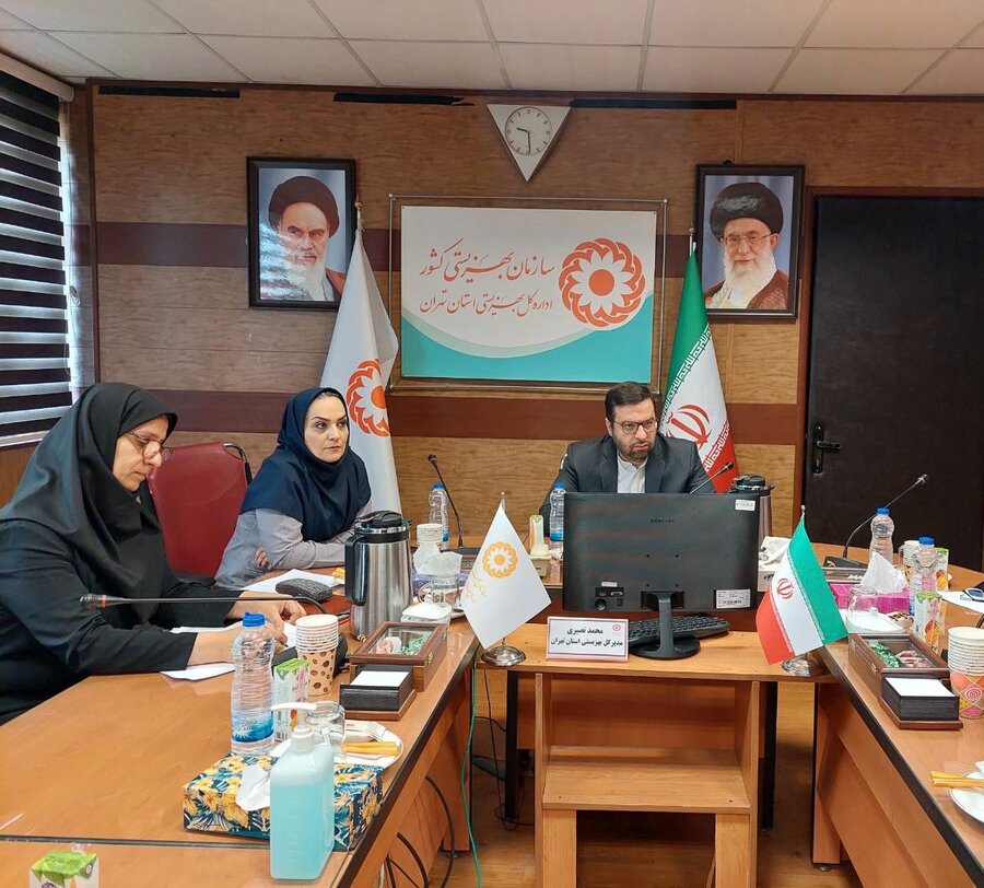 بررسی چالش های کمیسیون پزشکی و توزیع کارت معلولیت با حضور مدیر کل بهزیستی استان تهران