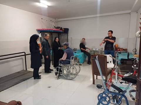 شهریار | بازدید سرزده از ۳ مرکز توانبخشی و سالمندان و بیماران روانی مزمن تحت نظارت بهزیستی شهرستان