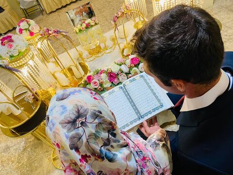 گزارش تصویری|جشن ازدواج فرزندان بهزیستی در شهرستان اسکو