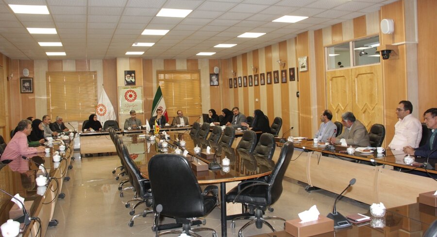 نشست هماهنگی نحوه پذیرش و ارجاع بیماران روانی مزمن معتاد متجاهر