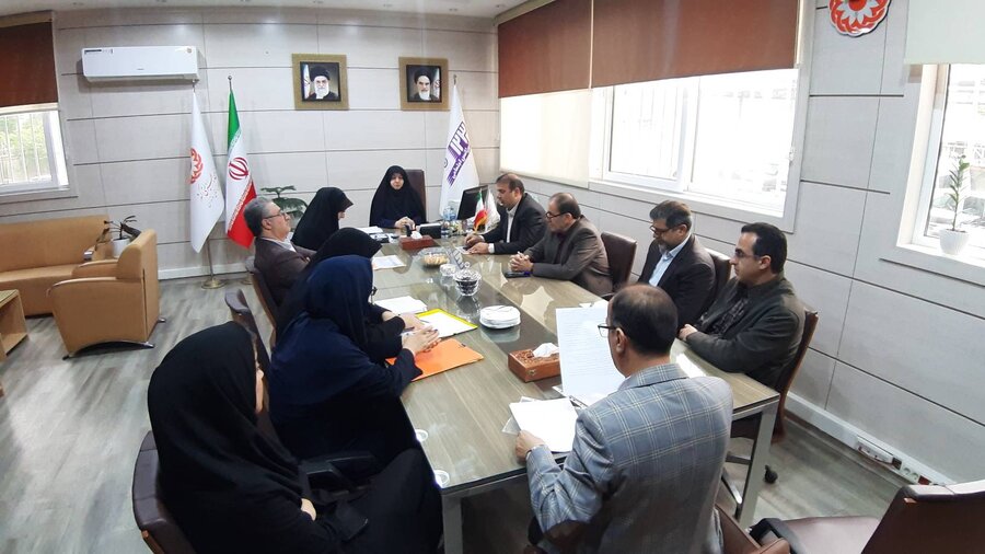 جلسه کمیسیون ماده ۲۶ و نظارت بر مراکز و موسسات غیردولتی در بهزیستی مازندران برگزار شد