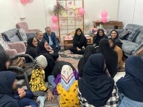 دیدار مدیر کل بهزیستی استان بوشهر با فرزندان دختر تحت نظارت