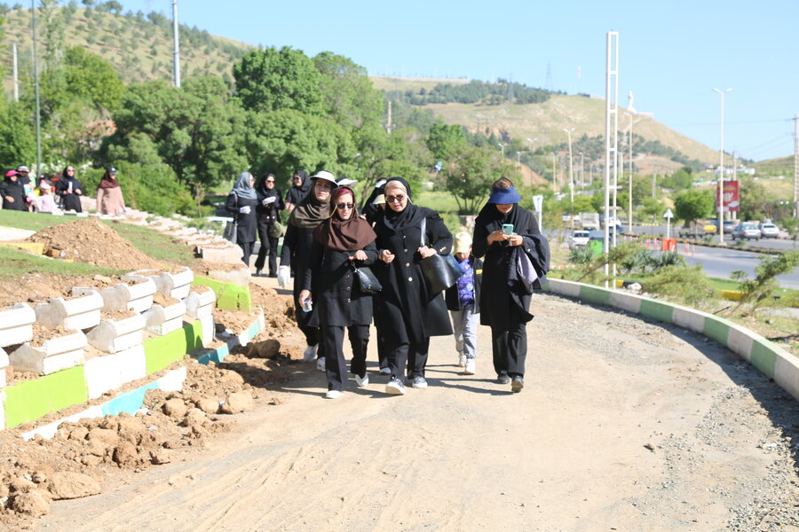 پیاده‌رویی بانوان شاغل بهزیستی کردستان 