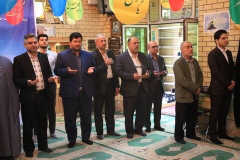 مراسم استقبال از کاروان خادمین آستان قدس رضوی(ع) به مناسبت دهه کرامت در اداره کل بهزیستی گیلان