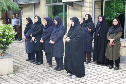 مراسم استقبال از کاروان خادمین آستان قدس رضوی(ع) به مناسبت دهه کرامت در اداره کل بهزیستی گیلان