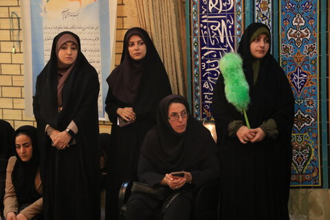 مراسم استقبال از کاروان خادمین آستان قدس رضوی(ع) به مناسبت دهه کرامت در اداره کل بهزیستی گیلان