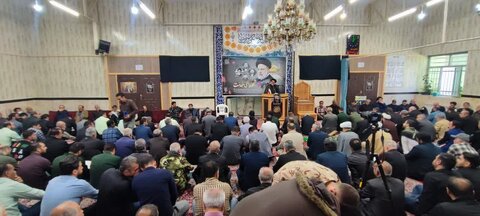 مراسم سوگواری خادم الرضا شهید آیت الله رئیسی و یاران شهیدش در شهرستان طالقان