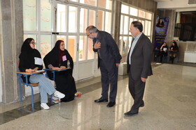 گزارش تصویری ا دیداروگفتگوی دکتر مخلص الائمه استاندار مرکزی با داوطلبان شرکت کننده در اولین آزمون استخدامی ویژه افراد دارای معلولیت