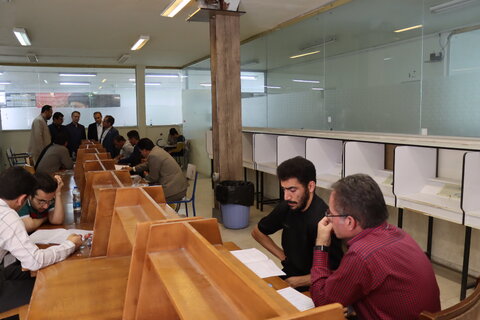 گزارش تصویری| برگزاری اولین آزمون استخدامی معلولان در اردبیل