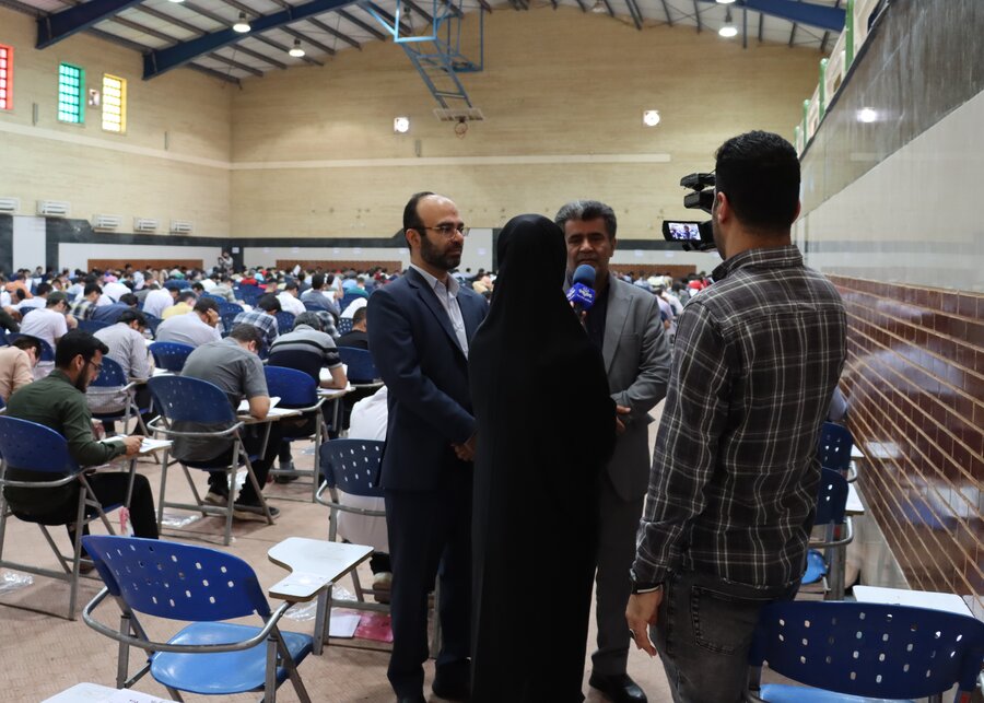 ببینیم|گزارش صدا و سیما از اولین آزمون ویژه افراد دارای معلولیت در خوزستان