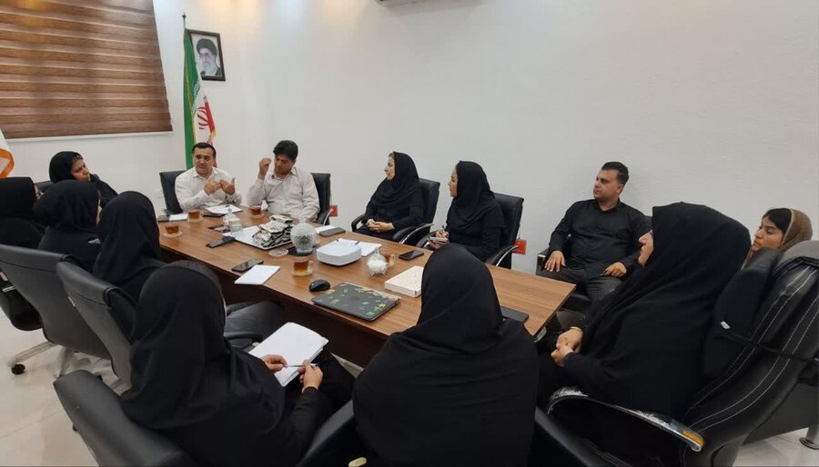 برگزاری جلسه ستاد هماهنگی هفته مبارزه با سوء مصرف مواد مخدر در مدیریت بهزیستی شهرستان بوشهر