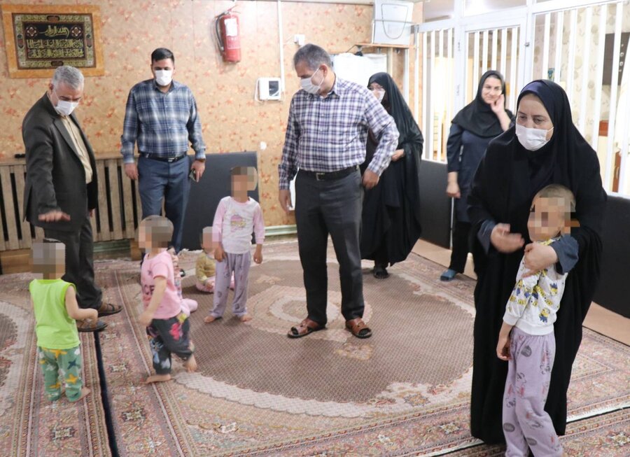 بازدید مدیرکل بهزیستی استان از شیرخوارگاه مهر ارومیه