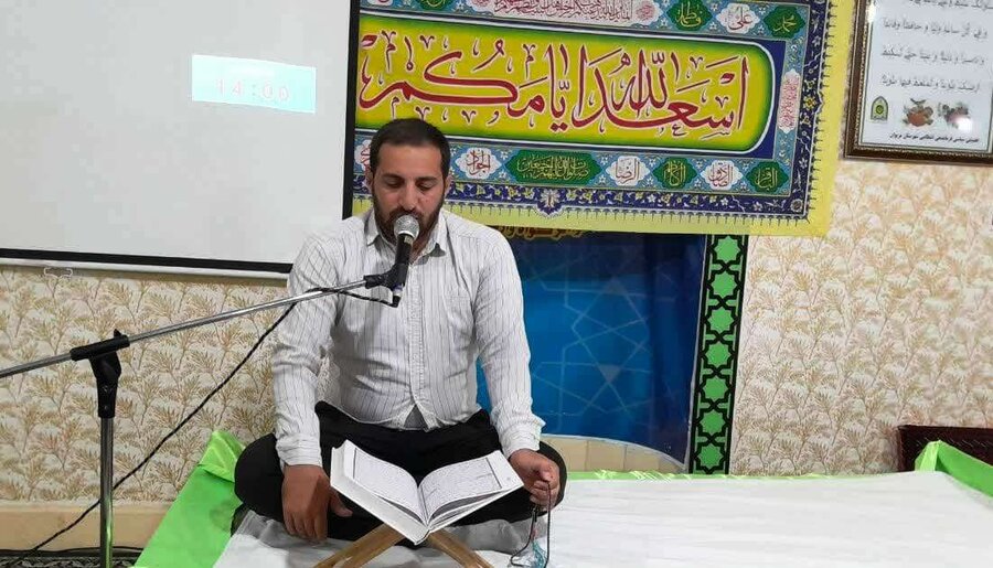 ساسان خزایی، نفر اول جشنواره جوانان برتر در حوزه قرآن