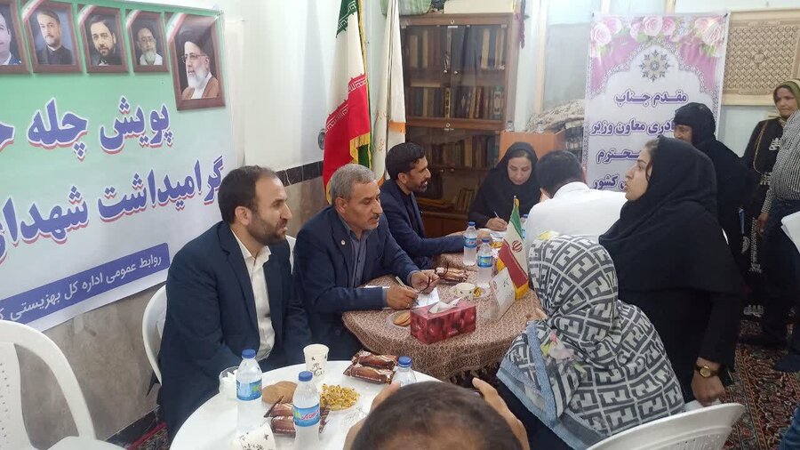 کامیاران| برپایی میز خدمت و ارتباطات مردمی با حضور رئیس سازمان بهزیستی کشور