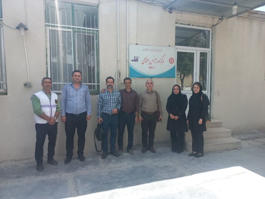 حضور کارشناسان حوزه امور اجتماعی و امور کودکان بهزیستی کردستان در کامیاران