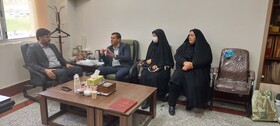 نشست مدیرکل بهزیستی استان با معاون دادستان استان به مناسبت هفته قوه قضائیه و مبارزه با مواد مخدر