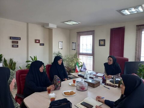 رباط کریم | برگزاری جلسه بین اورژانس اجتماعی و مسئولین حوزه های بسیج خواهران