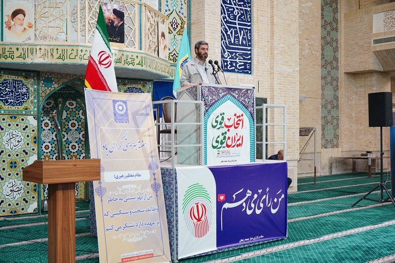 مدیرکل بهزیستی استان زنجان سخنران این هفته پیش از خطبه های نماز جمعه بود