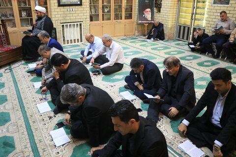 گزارش تصویری | برگزاری مراسم سوگواری حسینی و قرائت دعای پرفیض زیارت عاشورا در اداره کل بهزیستی گیلان
