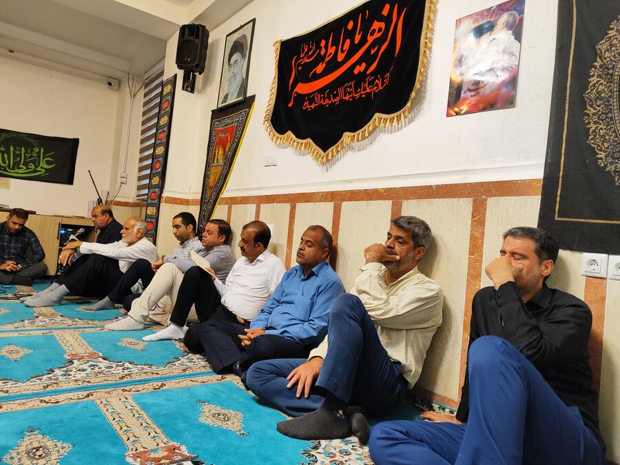 مراسم پرفیض زیارت عاشورا با حضور کارکنان بهزیستی استان بوشهر