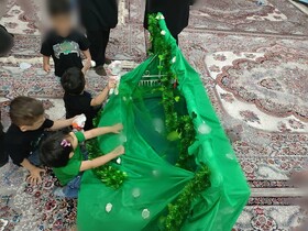 سوگواره شیرخوارگان حسینی در شیرخوارگاه حضرت علی اصغر(ع) خوزستان