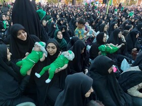 گزارش تصویری| شیرخوارگان حسینی در شیرخوارگاه احسان