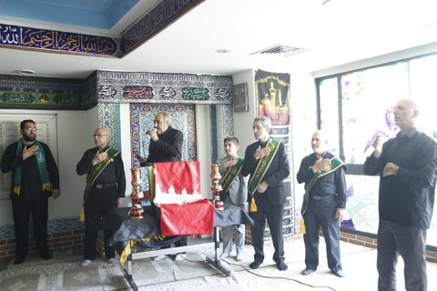 گزارش تصویری| آئین پرچم گردانی پرچم متبرک حرم امام حسین (ع) در بهزیستی استان تهران