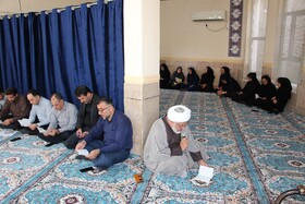 گزارش تصویری ا قرائت زیارت عاشورا و عزاداری به مناسبت تاسوعا و عاشورای حسینی