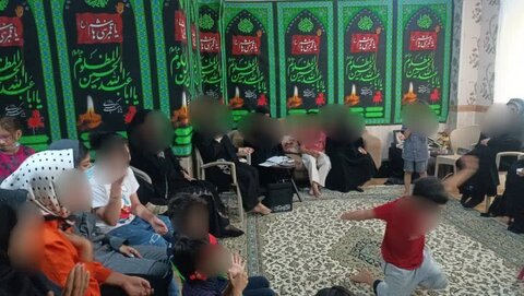 برپایی مجلس عزای سید وسالار شهیدان درمرکز توانبخشی روزانه رویش ساوجبلاغ